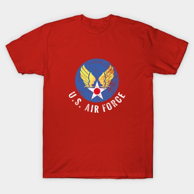 Lieutenant Trouble - US AIR FORCE distressed T-Shirt by AO01